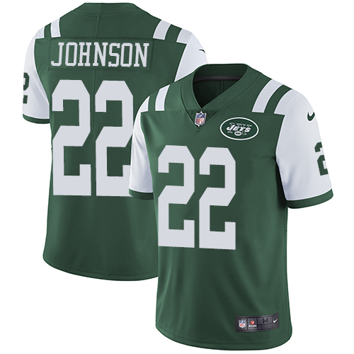 Nike Jets #22 Trumaine Johnson Green Team Color Men's Stitched NFL Vapor Untouchable Limited Jersey - Click Image to Close